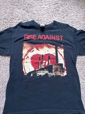 Rise Against The Sufferer & The Witness Graphic T-Shirt Size Large
